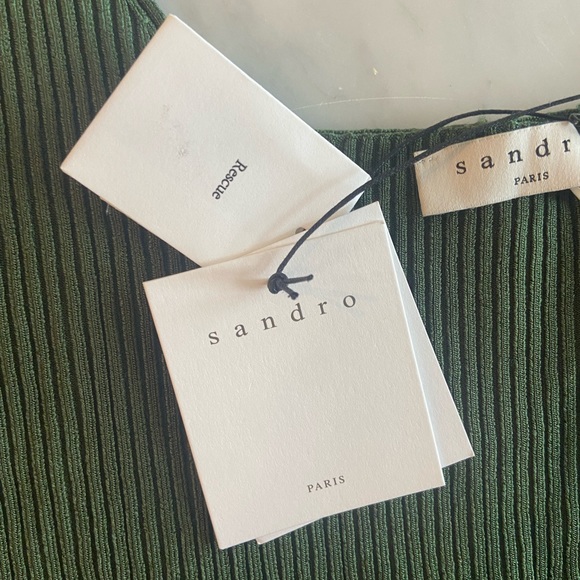 Sandro green tank top - Picture 2 of 2